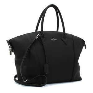 Louis Vuitton Parnasea Lockit Leather Noir Black MM Shoulder Bag